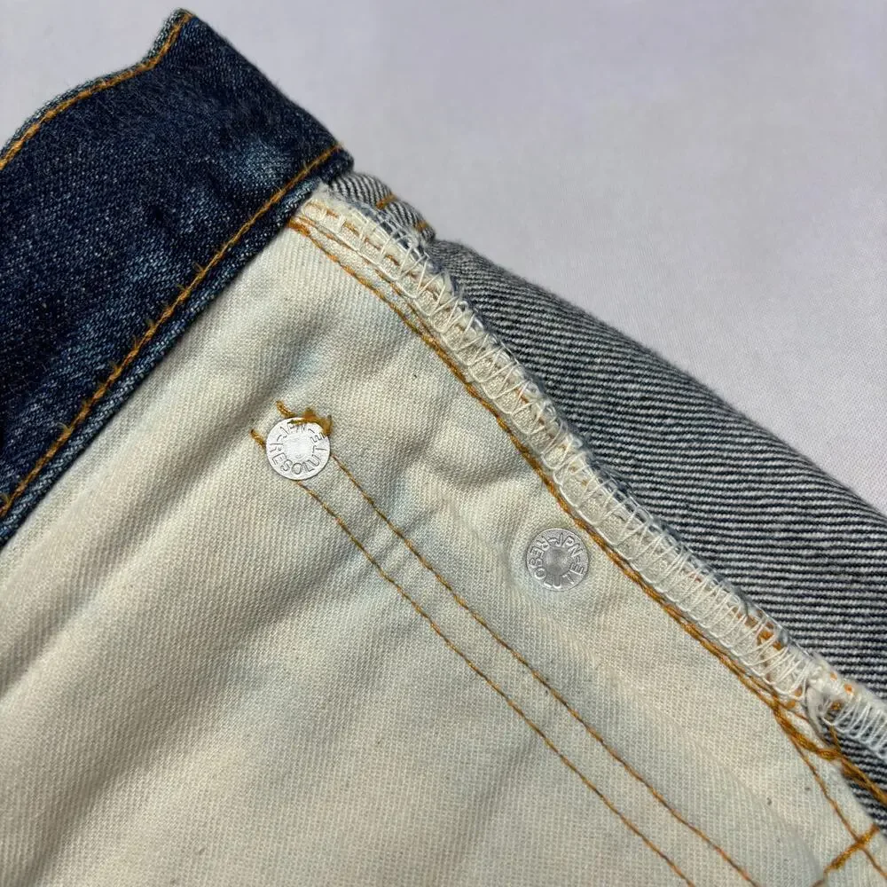 Resolute 710 Japanese Selvedge Denim Jeans Men's 33x31 Whiskering Fade Honeycomb